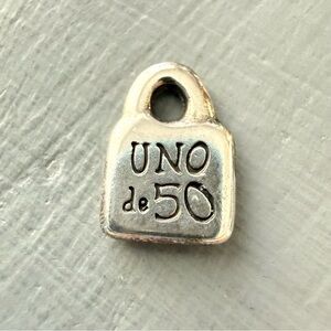 Uno de 50 Charm for Necklace
Or Bracelet